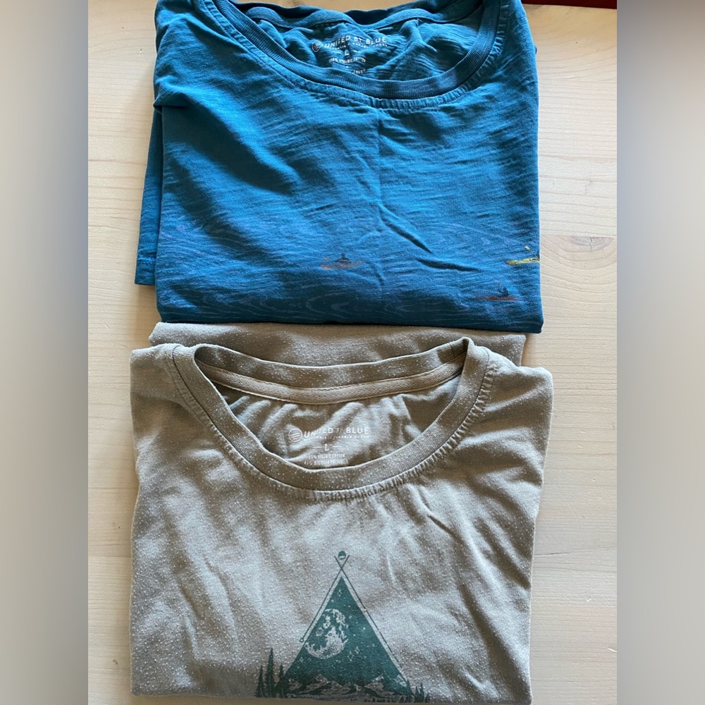 Lot of two United by Blue Men’s t’s